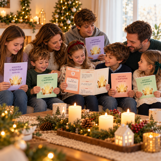 Printable Christian Advent Calendar Family Bundle
