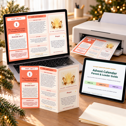 Printable Christian Advent Calendar for Ages 7–11